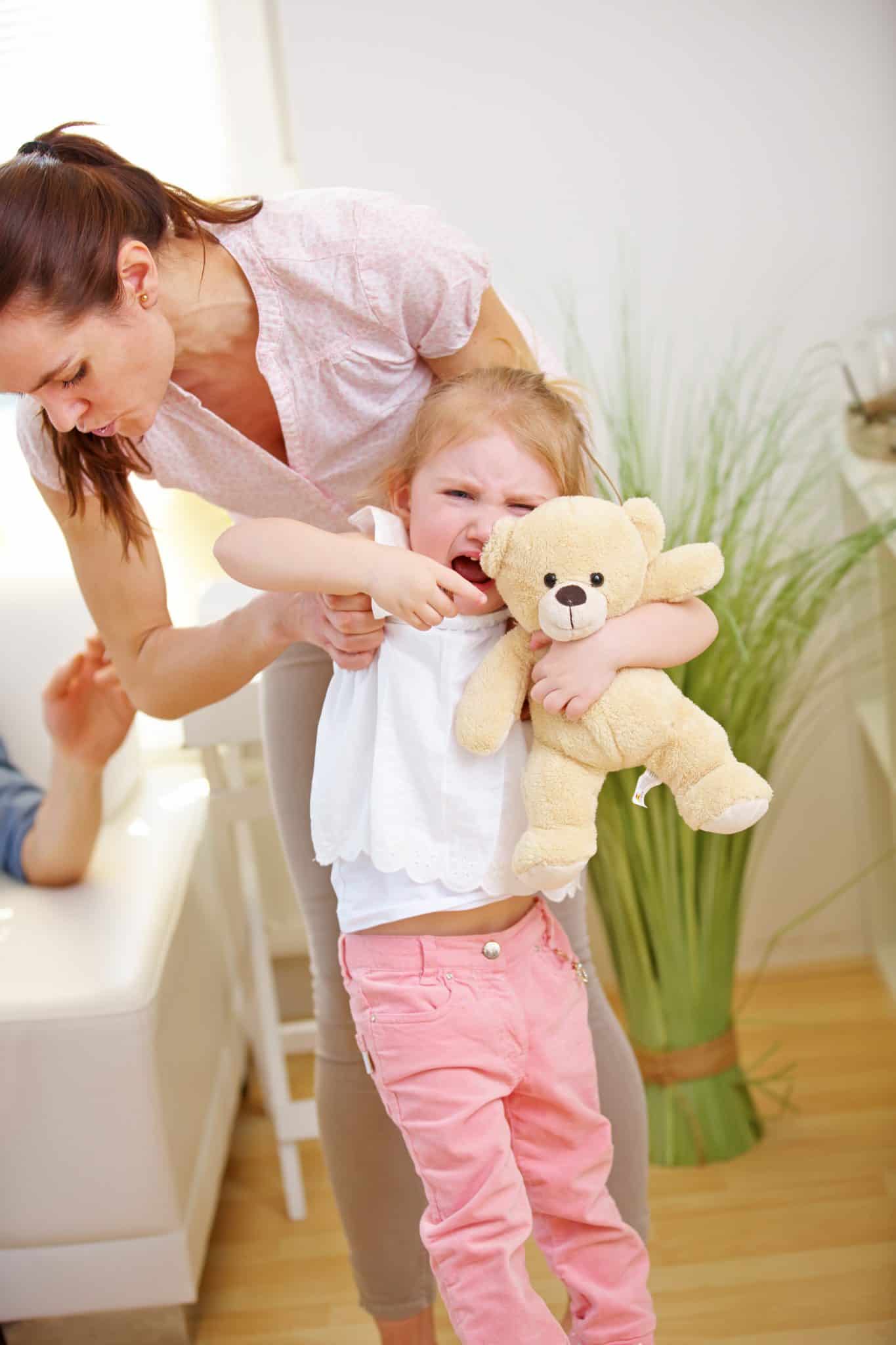 toddler hitting is normal and part of the developmental process Toddler having a tantrum because she can't get her way